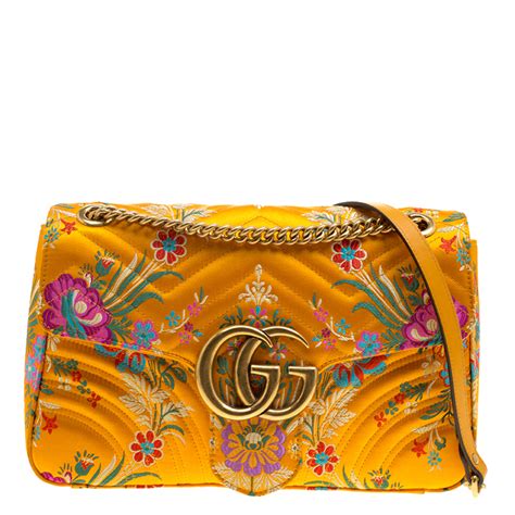 gucci yellow bucket bag|Gucci marmont bucket bag.